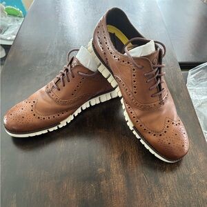 Men's Brown Leather Brogue Shoes